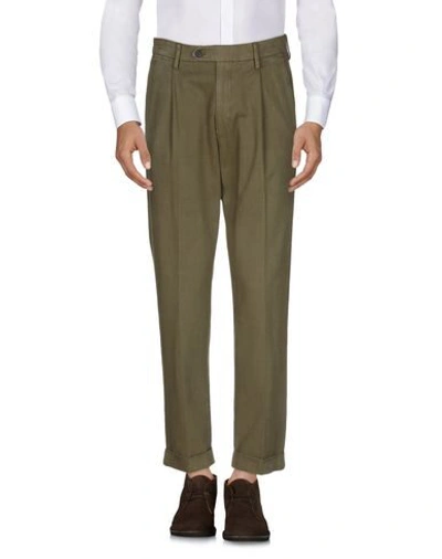 Shop Nn07 Pants In Military Green