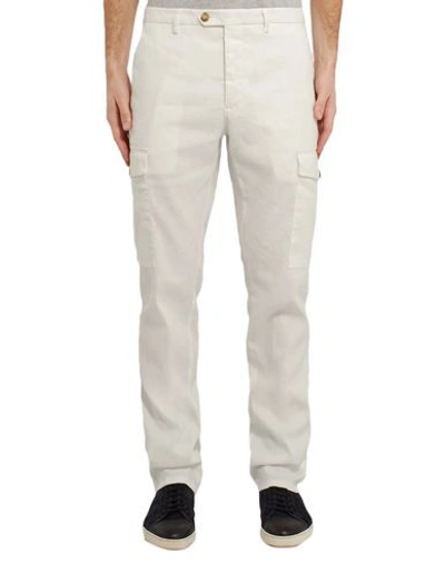 Shop Thom Sweeney Pants In White