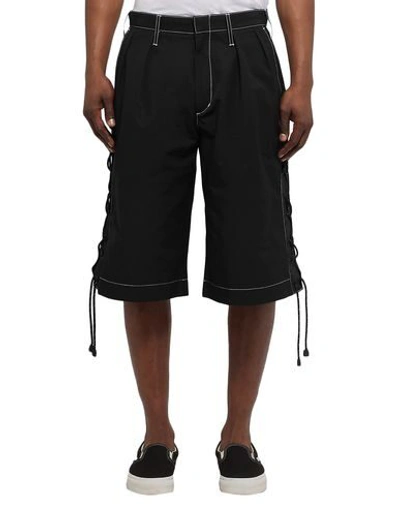 Shop Flagstuff Man Shorts & Bermuda Shorts Black Size M Cotton, Polyester