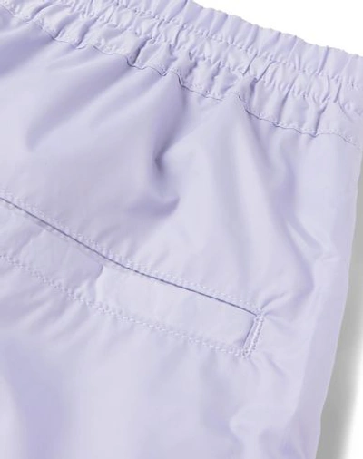 Shop Flagstuff Man Pants Lilac Size L Polyester In Purple