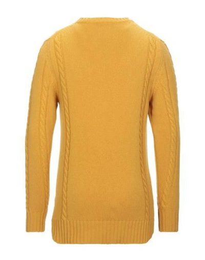 Shop Gazzarrini Man Sweater Yellow Size Xl Wool