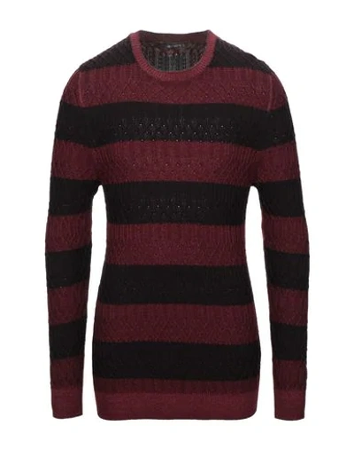 Shop Jeordie's Man Sweater Deep Purple Size M Merino Wool