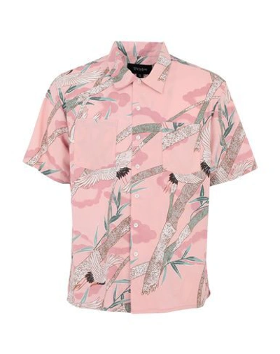 Shop Brixton Patterned Shirt In Pink
