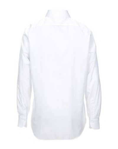 Shop Finamore 1925 Man Shirt White Size 17 ½ Cotton