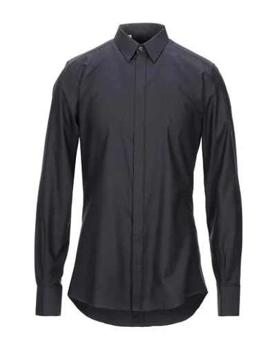 Shop Dolce & Gabbana Man Shirt Steel Grey Size 16 ½ Cotton