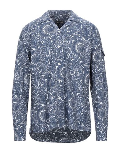 Shop Roda Patterned Shirt In Dark Blue