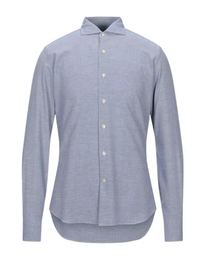 Shop Alessandro Gherardi Patterned Shirt In Blue