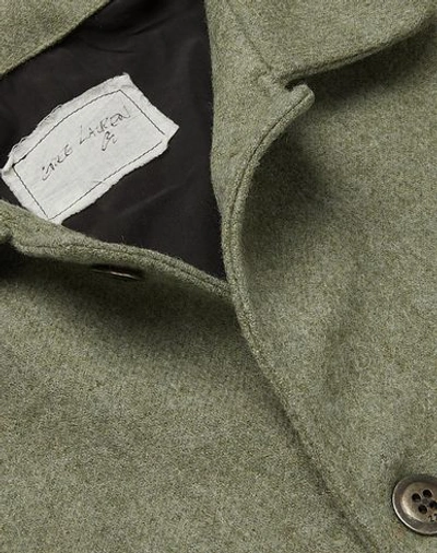 Shop Greg Lauren Coats In Military Green