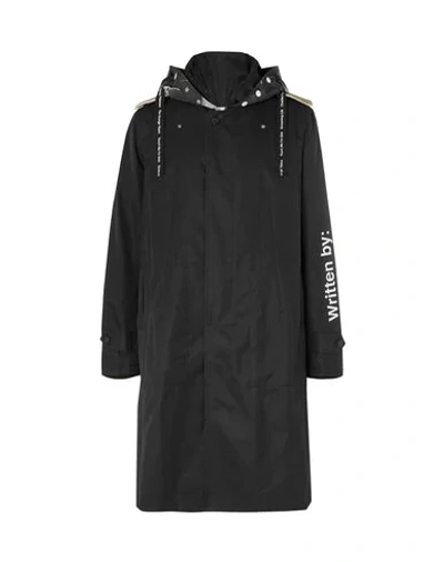 Shop Takahiromiyashita The Soloist Overcoats In Black