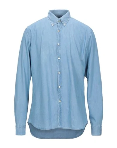 Shop Alessandro Gherardi Denim Shirt In Blue