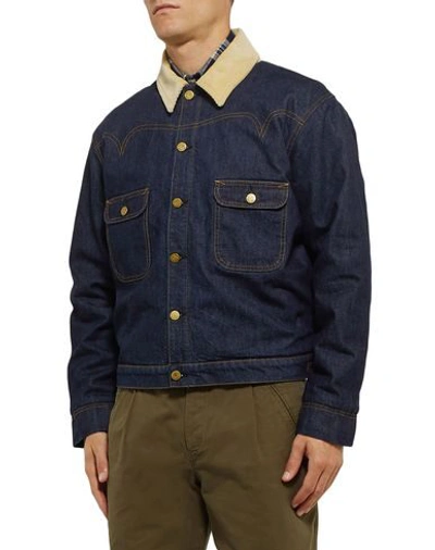 Shop Holiday Boileau Denim Jacket In Blue