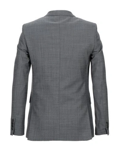 Shop Ami Alexandre Mattiussi Suit Jackets In Grey