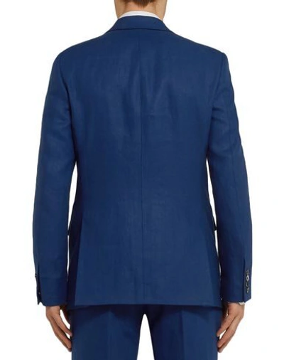 Shop Favourbrook Man Blazer Blue Size 46 Linen