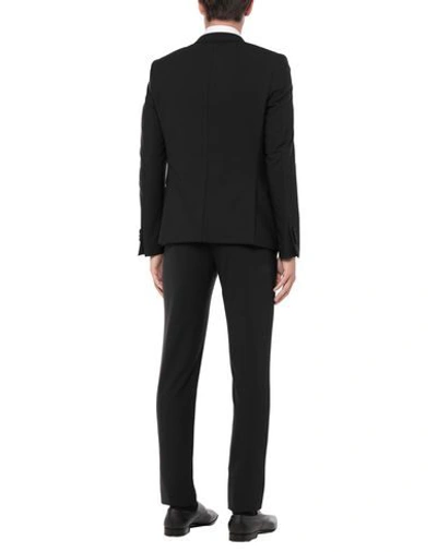 Grey Daniele Alessandrini Suits In Black