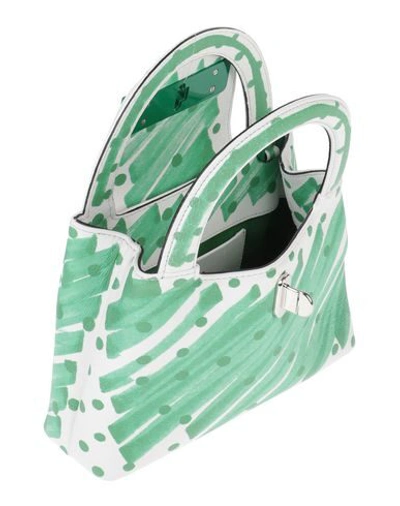 Shop Moschino Handbag In Green