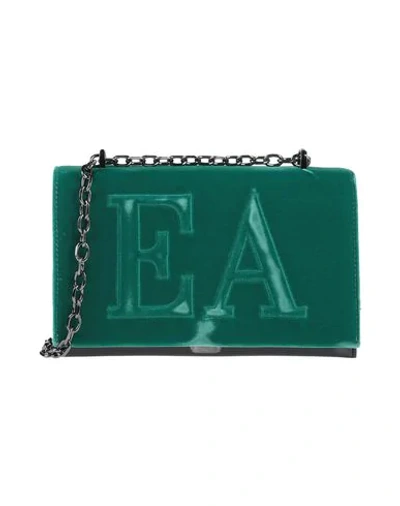Shop Emporio Armani Handbags In Green
