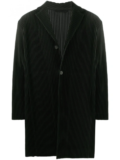 Shop Issey Miyake Basic Jacket In Black
