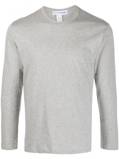 Shop Comme Des Garçons Shirt Cotton T-shirt In Grey