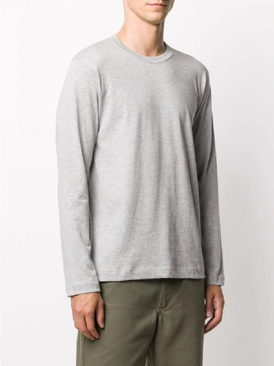 Shop Comme Des Garçons Shirt Cotton T-shirt In Grey