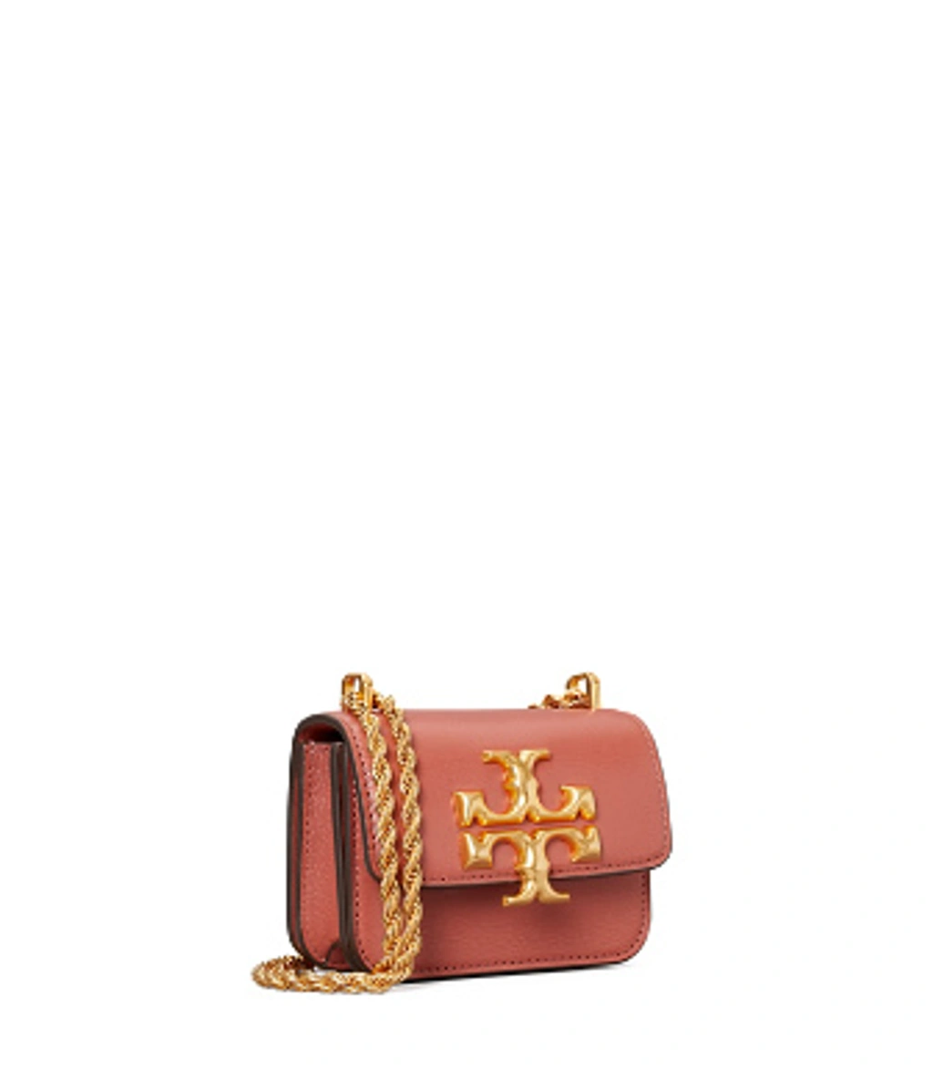 Tory Burch Mini Eleanor Leather Crossbody Bag In Toasted Pecan ModeSens