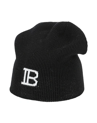 Shop Balmain Hat In Black
