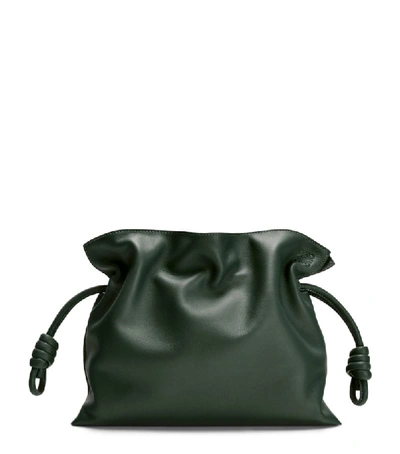 Shop Loewe Leather Flamenco Clutch Bag