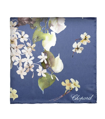 Shop Chopard Silk Happy Flower Pochette Scarf