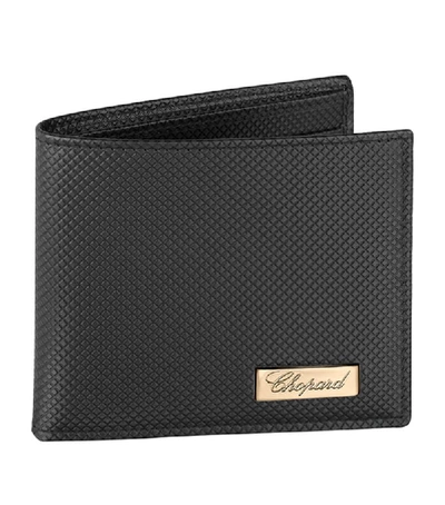 Shop Chopard Classic Racing Bifold Wallet In Black
