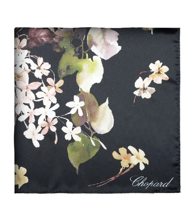 Shop Chopard Silk Happy Flower Pochette Scarf