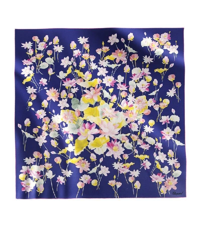 Shop Chopard Silk Lotus Flower Scarf