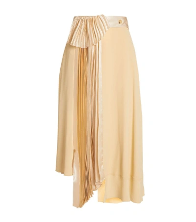 Shop Lanvin Asymmetric Midi Skirt