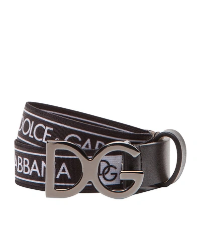Shop Dolce & Gabbana Logo Belt In Multi