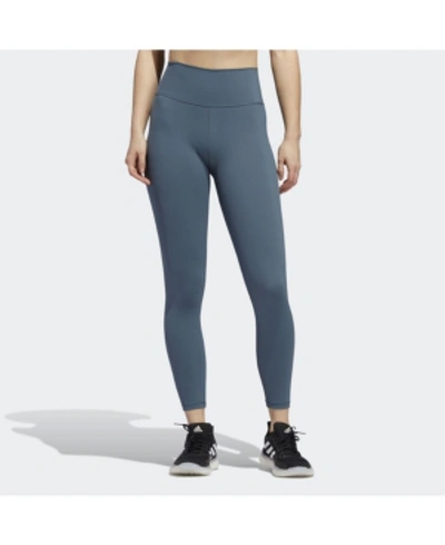 Shop Adidas Originals Adidas Women's Believe This 2.0 7/8 Tights In Legacy Blue
