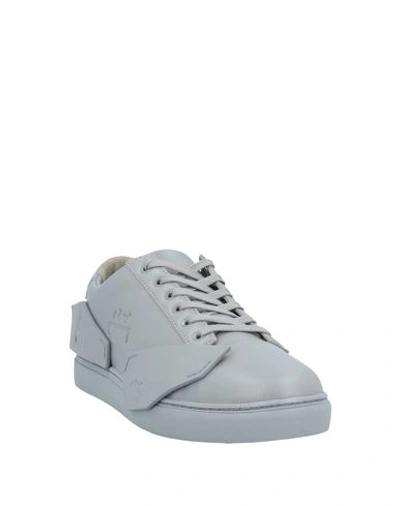 Shop A-cold-wall* Man Sneakers Grey Size 6 Soft Leather