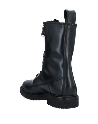 Shop Balmain Knee Boots In Black