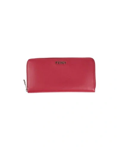 Shop Fendi Wallet In Red