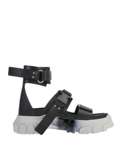 Shop Rick Owens Sandals In Black