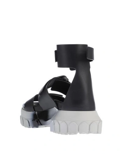 Shop Rick Owens Sandals In Black