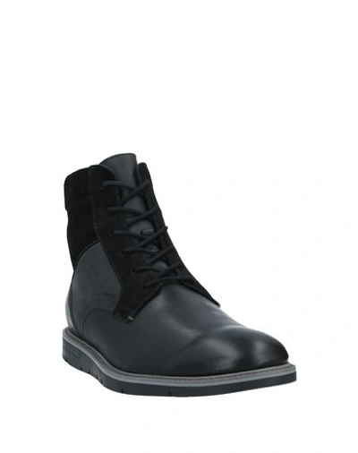 Shop Geox Ankle Boots In Black