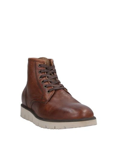 Shop Geox Ankle Boots In Brown