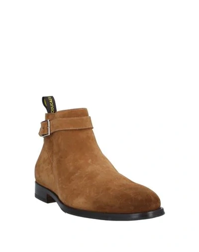 Shop Doucal's Ankle Boots In Camel