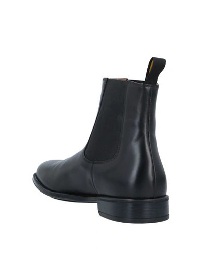 Shop Doucal's Man Ankle Boots Black Size 9.5 Soft Leather, Elastic Fibres