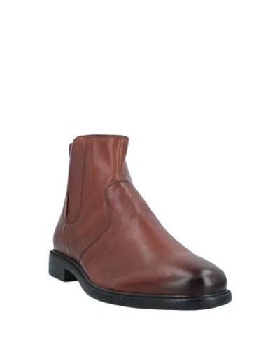 Shop Geox Ankle Boots In Brown