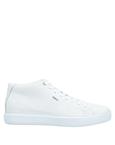 Geox Men's Deiven Low-top Sneakers In White | ModeSens