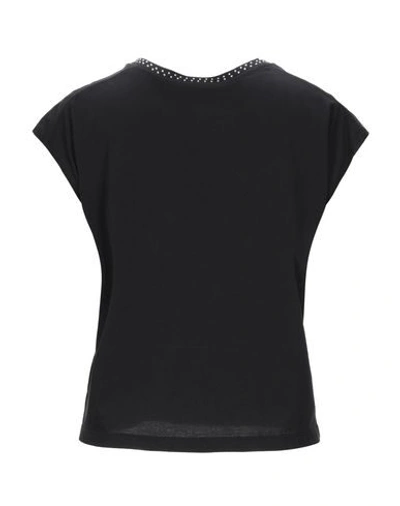 Shop Celine T-shirts In Black