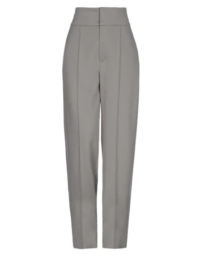 Shop Totême Casual Pants In Grey