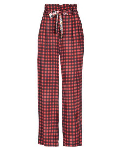 Shop The Editor Casual Pants In Red