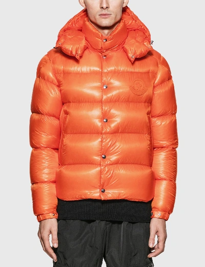 Shop Moncler Tarnos Jacket In Orange
