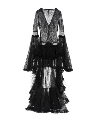 Shop Amen Couture Long Dress In Black