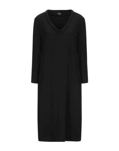 Aspesi Midi Dresses In Black